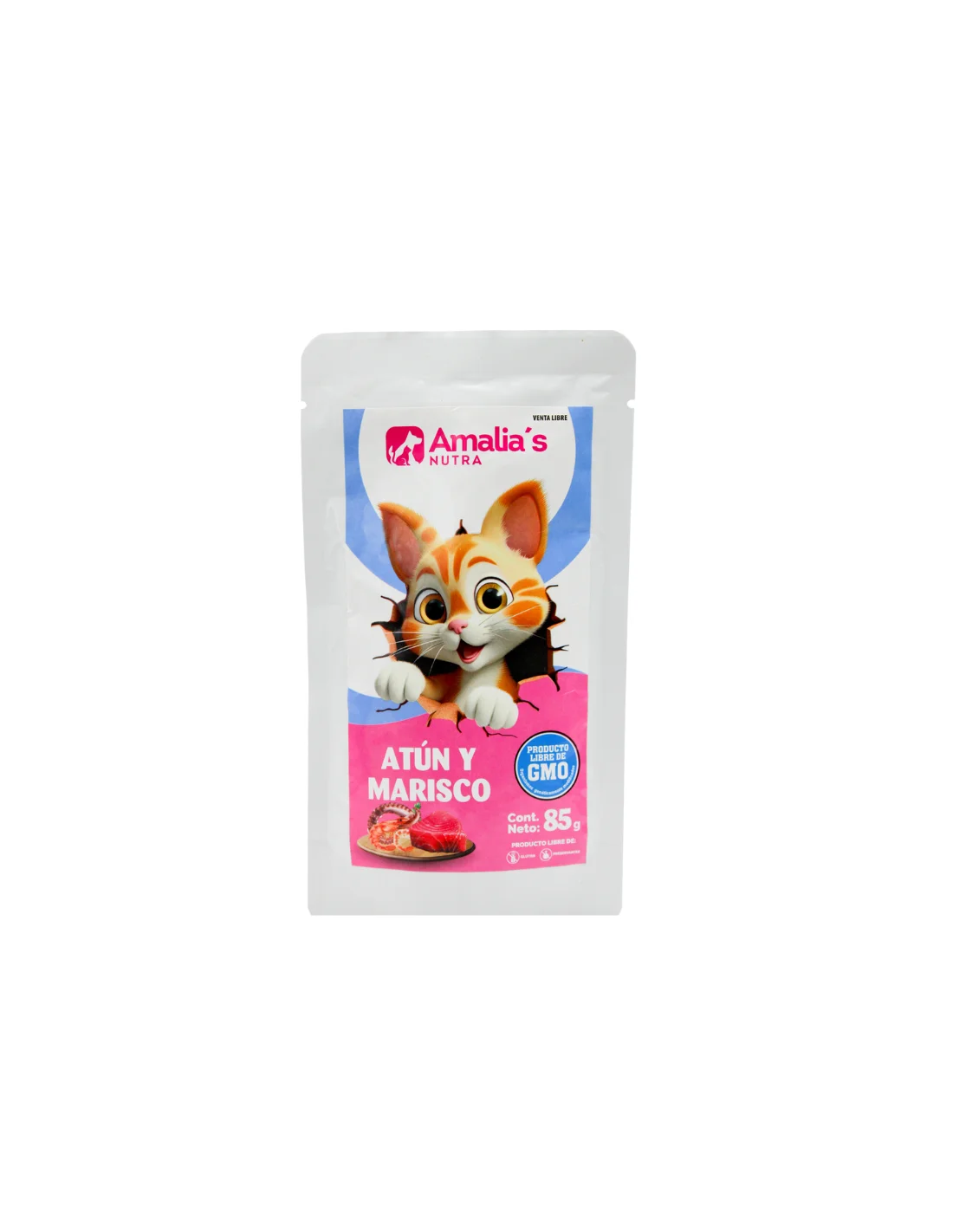 AMALIAS NUTRA POUCH ATUN MARISCOS 85GR X 15UN