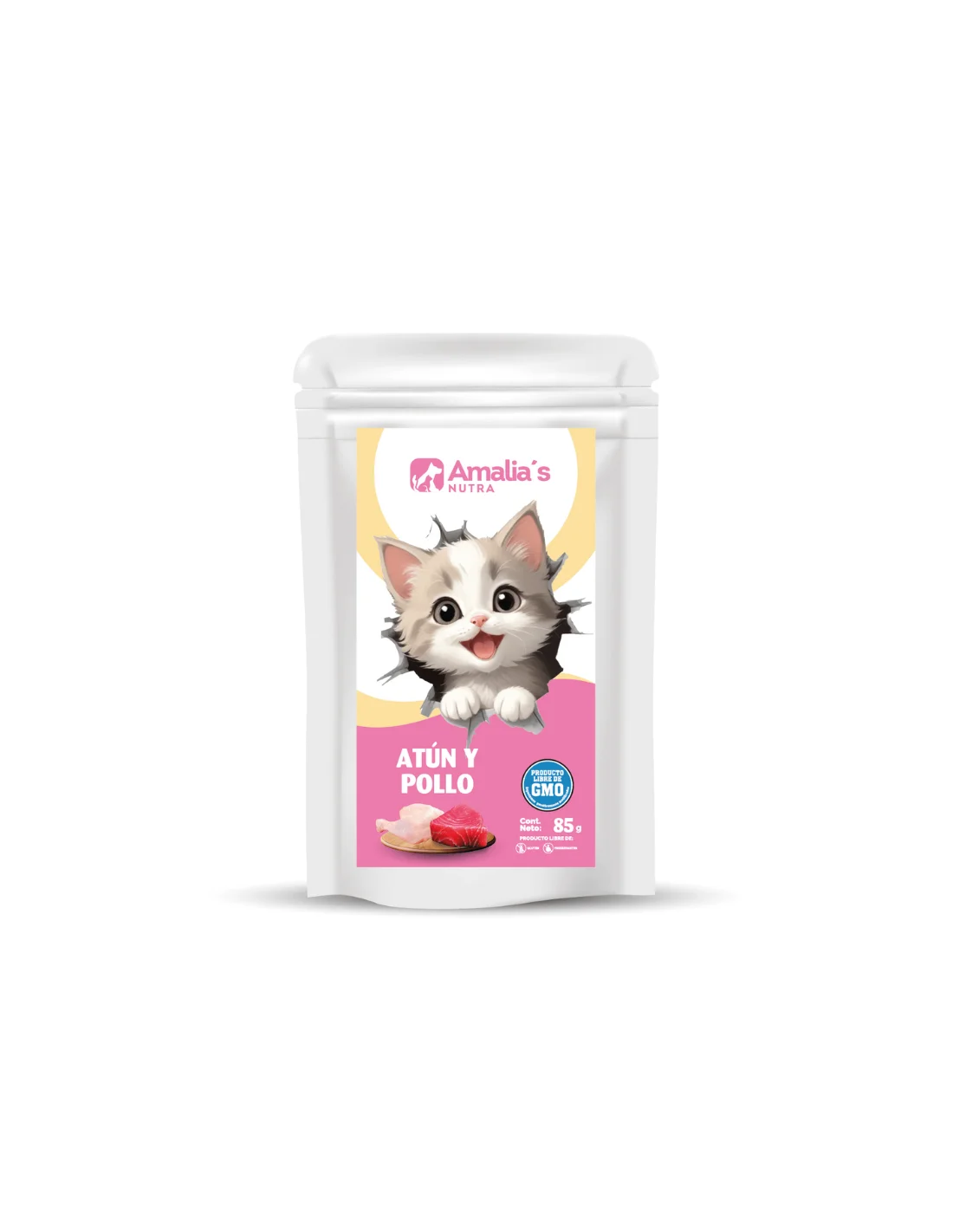 AMALIAS NUTRA POUCH ATUN POLLO 85GRX 15UND