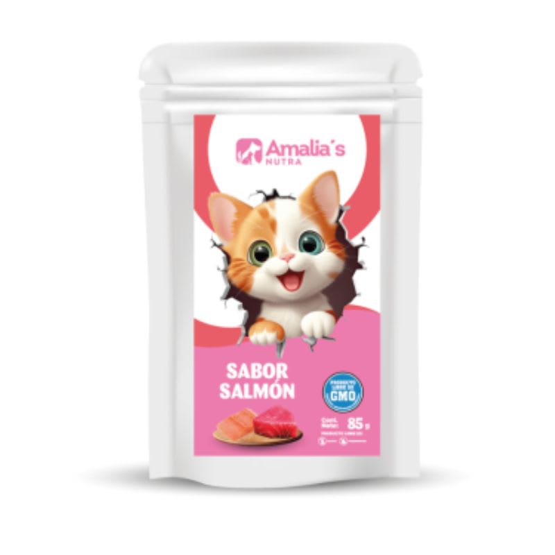 AMALIAS NUTRA POUCH SALMON 85GR X 15GR