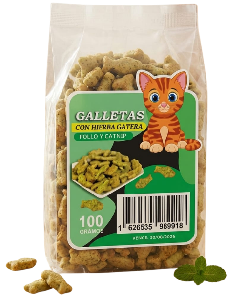 GALLETA CATNIP POLLO