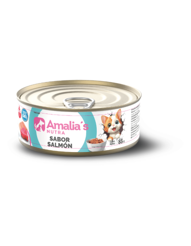 LATA AMALIAS NUTRA GATO SALMON 85GR